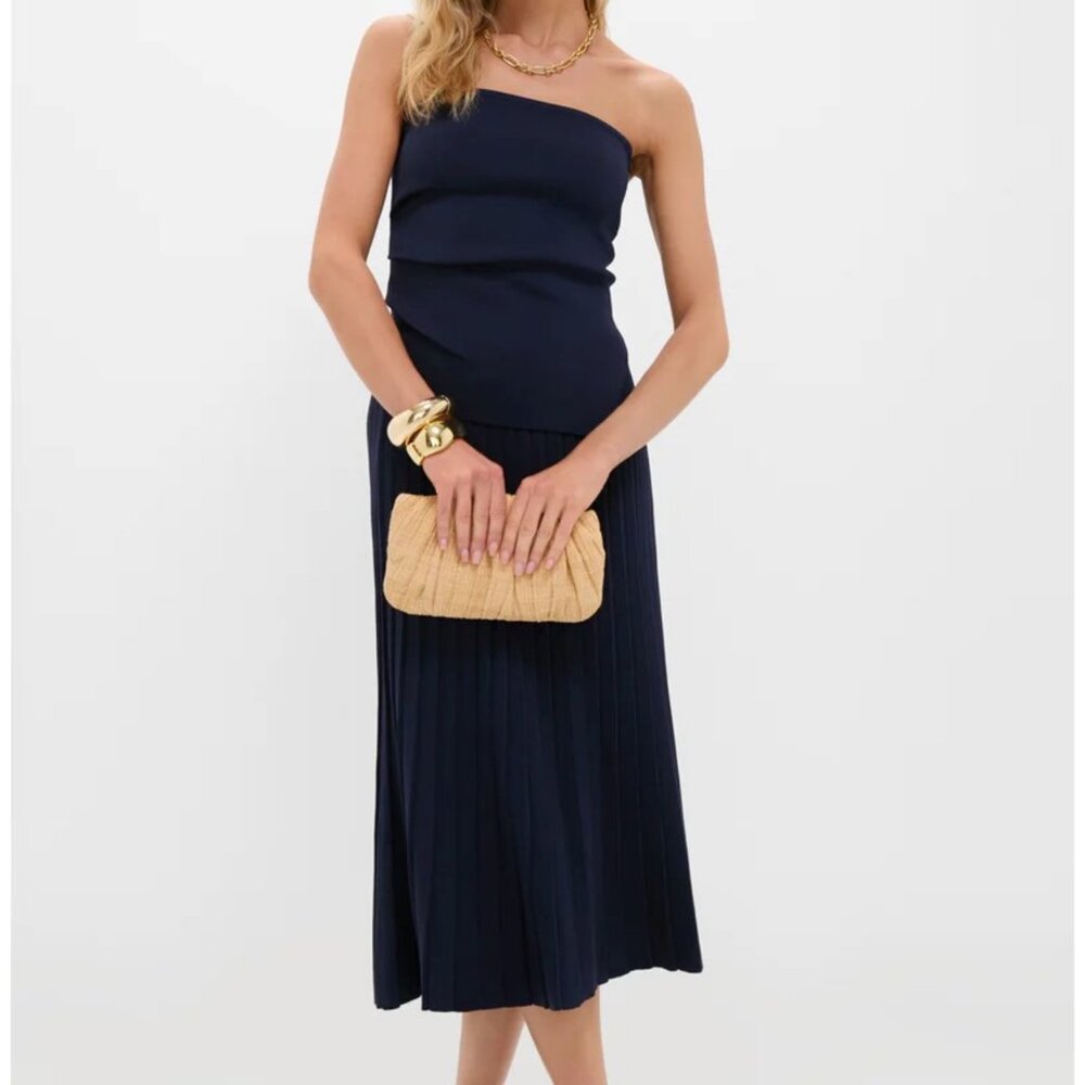 Tuckernuck Navy Knit Hathaway Two-Piece Set Hyacinth House L New with Tags